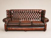 Chesterfield natūralios odos komplektas 3+2 - nuotraukos Nr. 4