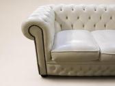 Chesterfield natūralios odos sofa - nuotraukos Nr. 3