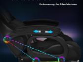 Žaidimų kėde su LED ir masažu. 50 % nuolaida - nuotraukos Nr. 6