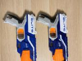 6 vnt. Nerf blasterių rinkinys + dėtuvės