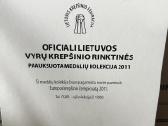 2011m Lietuvos vyrų rinktinės medalių kolekcija - nuotraukos Nr. 2