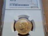 1899 au53 10 rubliu auksas moneta