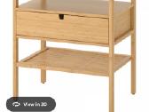 Ikea Nordkisa naktinis staliukas - nuotraukos Nr. 2