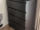 Ikea Malm komoda 4 stalčių