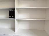 Parduodamas baltas biuro stelažas su spintelėmis - nuotraukos Nr. 5
