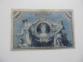 100 mark , Vokietija , 1908 žalias,raudon štampas - nuotraukos Nr. 4