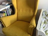 Geltonas Ikea fotelis - nuotraukos Nr. 3