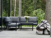 Lauko kampinė moderni sofa prabangi ir ilgaamžė - nuotraukos Nr. 3