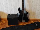 Bosinė gitara Cort Gb34jj su kubu ir dėklu
