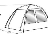 Palapinė-pavesinė Easy Camp Daytent, pilka - nuotraukos Nr. 2