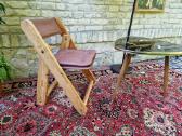 Vintažinė mid century autorinė sulankstoma kėdė - nuotraukos Nr. 7