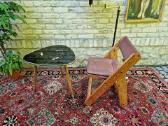 Vintažinė mid century autorinė sulankstoma kėdė - nuotraukos Nr. 15