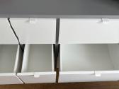 Pilkai balta Ikea komoda - nuotraukos Nr. 3