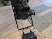 Playstation 4 / 5, Pc kėdė su vairu ir pedalais.