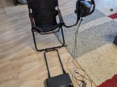 Playstation 4 / 5, Pc kėdė su vairu ir pedalais. - nuotraukos Nr. 7