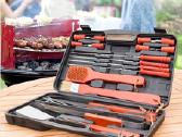 Naujas 18 dalių kepsninės / Bbq įrankių rinkinys l