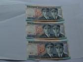 10 litu 2007 metu Unc,numeriai is eiles