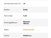 Pakabinamas Šviestuvas Smarties Baltas D60 - nuotraukos Nr. 2