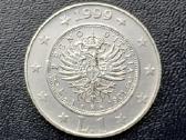 1 lira 1999m. Italija sidabras