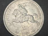 1925 m. 5 litų sidabrinė moneta - nuotraukos Nr. 2