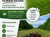 Žoles mulčiavimas, pjovimas,žemes frezavimas.