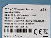 4G + Modemas Zte mf 286 d.