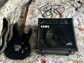 Elektrinė gitara su Laney Lx35 stiprintuvu