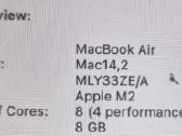 MacBook Air m2 2022 - nuotraukos Nr. 9