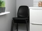 Valgomojo kėdės 4 vnt. Ikea Lidas juodos - nuotraukos Nr. 5