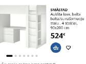 Ikea dviaukštė lova+ čiužinys - nuotraukos Nr. 3