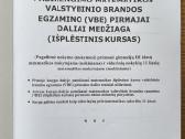Vaidoto Mockaus matematikos Vbe 1 dalies knyga (A) - nuotraukos Nr. 3