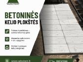Betonines kelio plokstes ukis logistika aiksteles