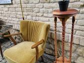 Vintažiniai mid century spyruokliniai foteliai - nuotraukos Nr. 3