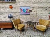 Vintažiniai mid century spyruokliniai foteliai - nuotraukos Nr. 12