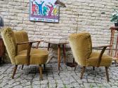Vintažiniai mid century spyruokliniai foteliai - nuotraukos Nr. 17