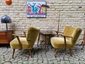 Vintažiniai mid century spyruokliniai foteliai - nuotraukos Nr. 18