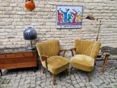 Vintažiniai mid century spyruokliniai foteliai - nuotraukos Nr. 36