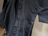 Juodas japoniško stiliaus kimono - nuotraukos Nr. 5