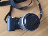 Sony Alpha Nex-5n kartu su objektyvu ir priedais - nuotraukos Nr. 2