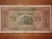 Vokietijos 20 markių banknotas - nuotraukos Nr. 2