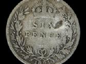 6 pensai, Didžioji Britanija, 1891 m., Viktorija - nuotraukos Nr. 2