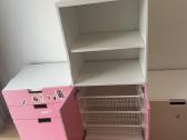 Mergaitės kambario baldų komplektas Ikea - nuotraukos Nr. 3