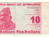 Zimbabwe 10 dollars 2009. Unc. P - nuotraukos Nr. 2