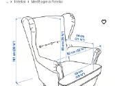 Parduodu naują fotelį Strandmon (Ikea). - nuotraukos Nr. 2