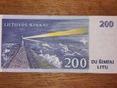 Lietuvos 200 litu banknotas - nuotraukos Nr. 2