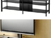 Juodas TV staliukas 160x40x49 cm - Ikea Jaettesta - nuotraukos Nr. 2