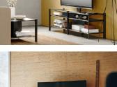 Juodas TV staliukas 160x40x49 cm - Ikea Jaettesta - nuotraukos Nr. 3