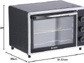 Severin Mini orkaitė 1800 W To 2058 - nuotraukos Nr. 2