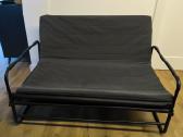 Ikea sofa/lova Hammarn tamsiai pilka/juoda