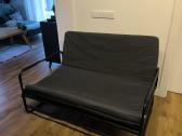 Ikea sofa/lova Hammarn tamsiai pilka/juoda - nuotraukos Nr. 2